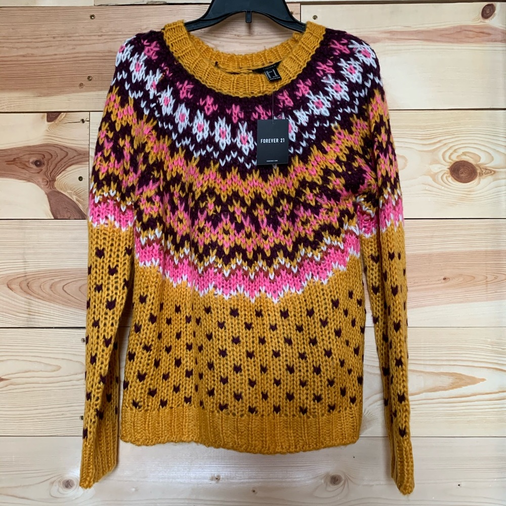 Fair aisle sweater